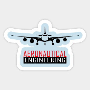 aeronautical engineering airplane aircraft engineer Sticker